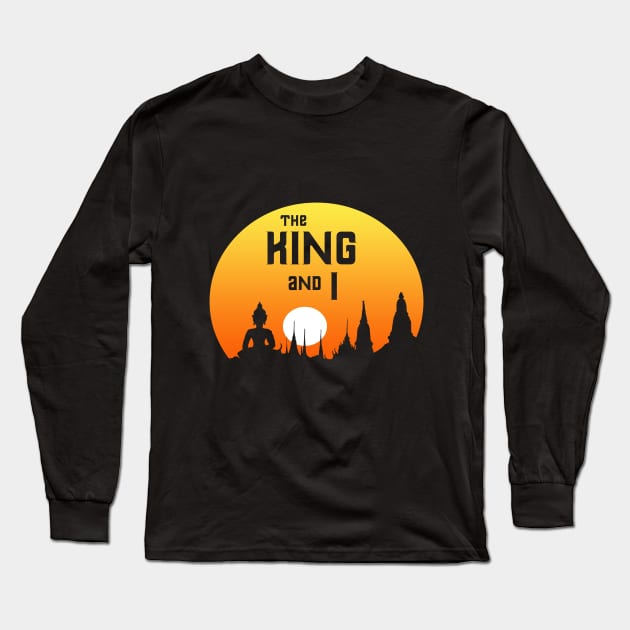 The King and I Design #1 (can be personalised) Long Sleeve T-Shirt by MarinasingerDesigns